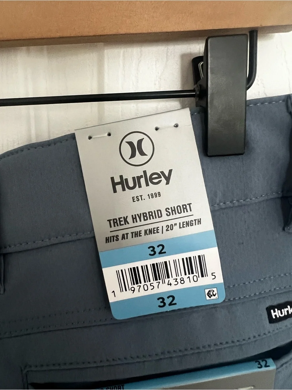 Hurley Men's Athletic Shorts‎ in Slate Blue